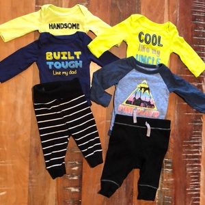 Newborn boys clothing bundle